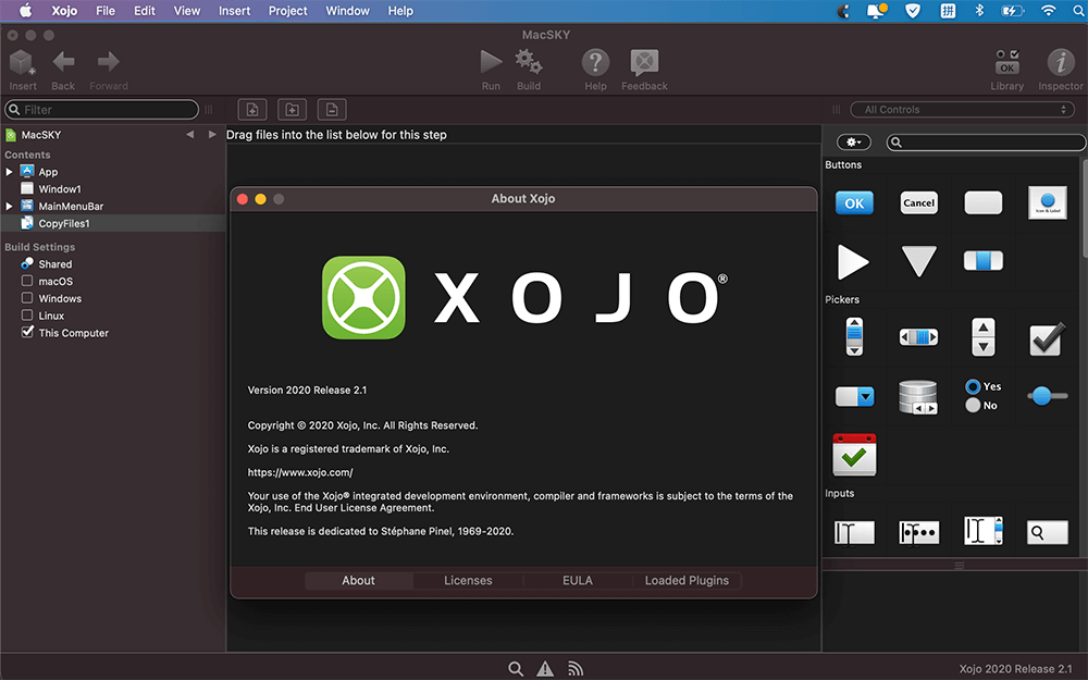 Xojo 2020 Release 2.1 for Mac 破解版 跨平台软件开发工具