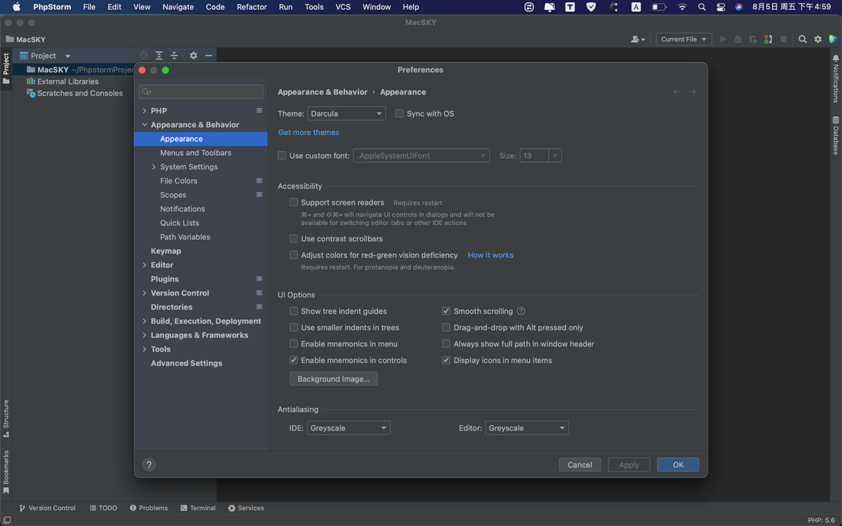 JetBrains PhpStorm 2022.2 for Mac 激活版 PHP集成开发编辑器工具 (Intel+M1)