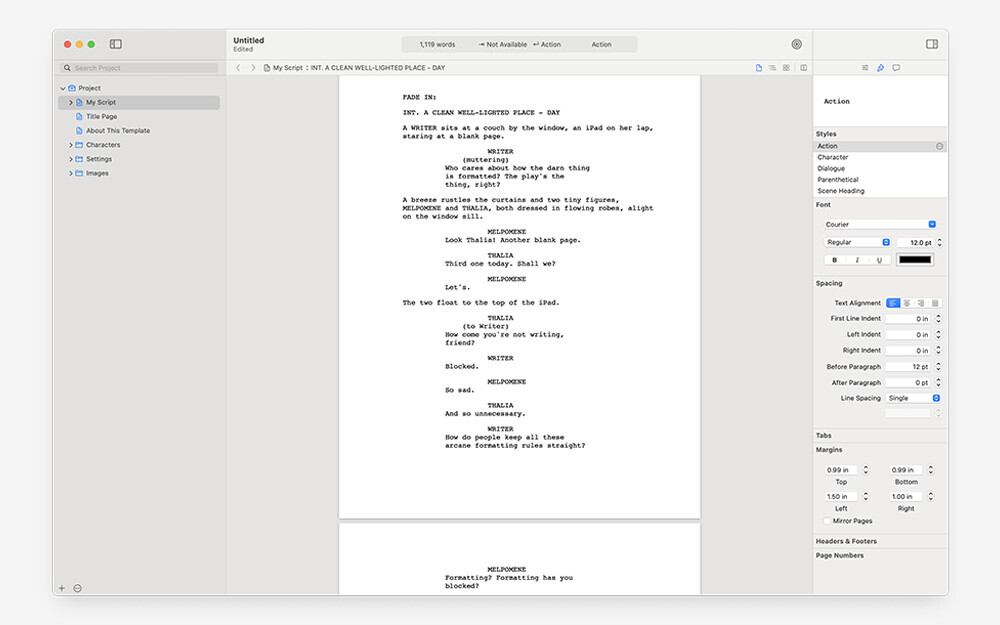 Storyist 4.3 for Mac 优秀文字处理小说写作软件