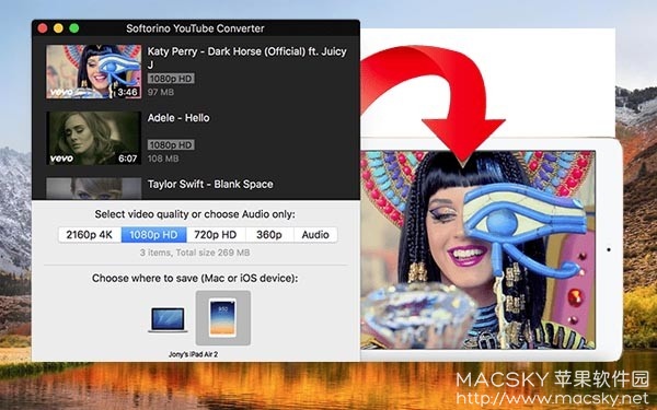 Softorino YouTube Converter PRO 5.0.96 for Mac YouTube视频下载器