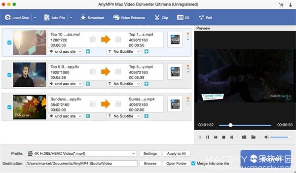 AnyMP4 Mac Video Converter Ultimate 9.2.26 视频下载编辑转换工具