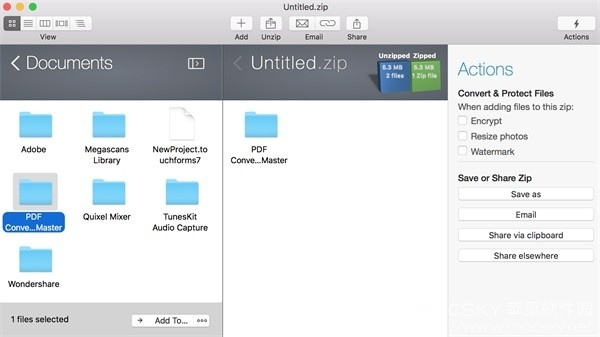 WinZip Mac Pro 10.0.6200 for Mac 破解版 文件解压缩工具