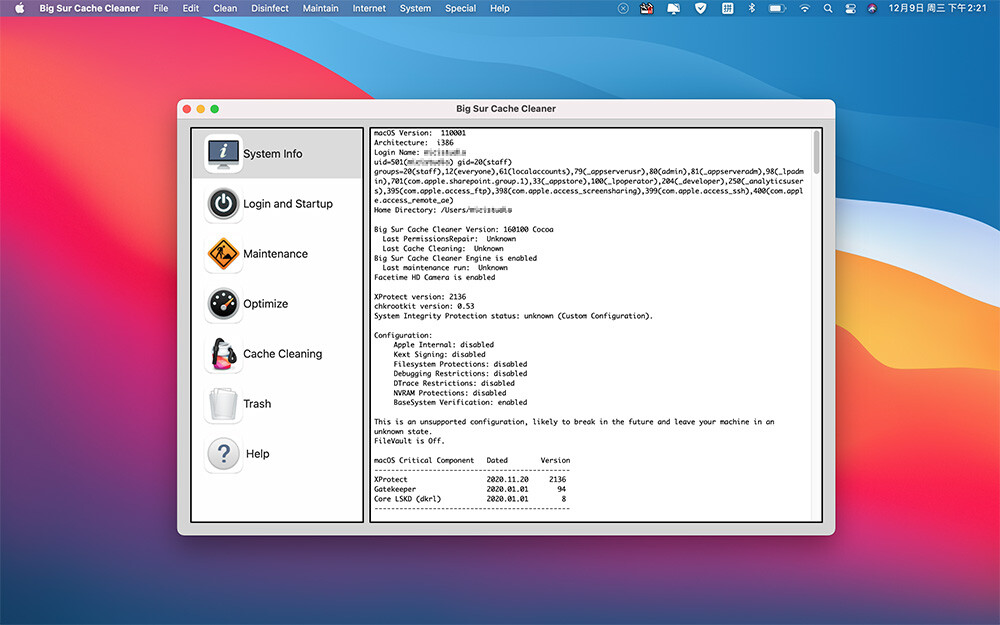 Monterey Cache Cleaner 17.0.5 Mac 破解版 Monterey系统优化防病毒清理软件