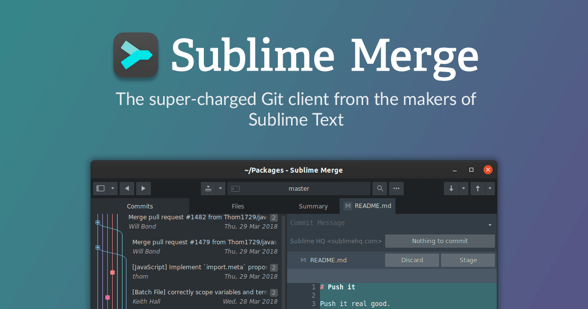 Sublime Merge 2.0 Build 2081 破解版 优秀Git客户端工具