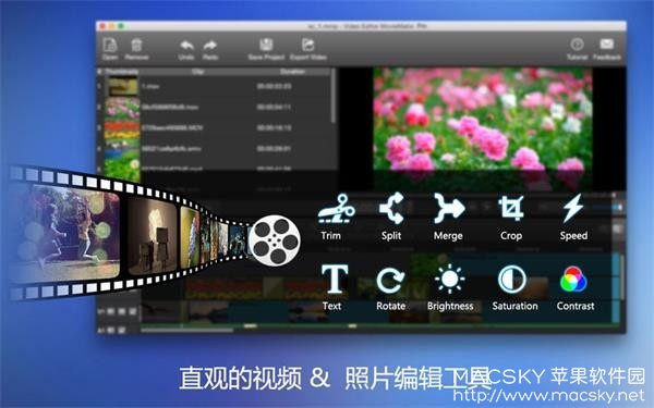 MovieMator Video Editor Pro 3.2.0 Mac 中文破解版 剪大师 视频编辑软件