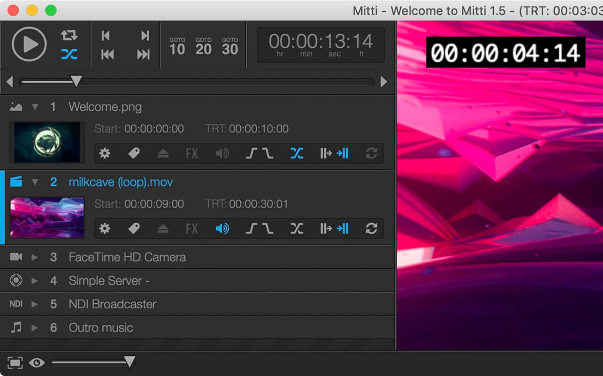 Mitti 1.5.18 for Mac 破解版 专业视频编辑回放软件