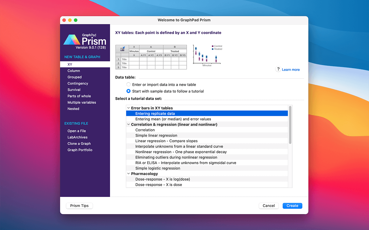 Prism 9.4.1 for Mac 破解版 优秀医学科研绘图统计分析软件