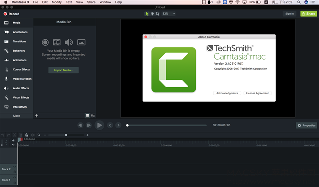TechSmith Camtasia 3.1.5 for Mac 屏幕录像视频录制编辑软件