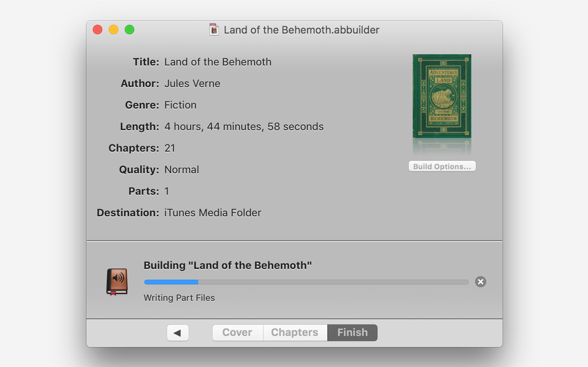Audiobook Builder 2.2.6 for Mac 有声读物制作工具