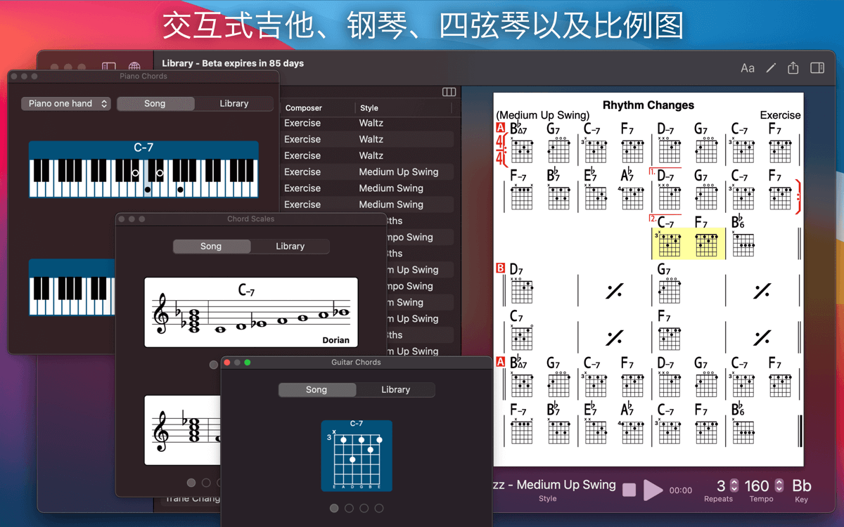 iReal Pro 2022.10 for Mac 中文版 音乐学习乐谱伴奏软件
