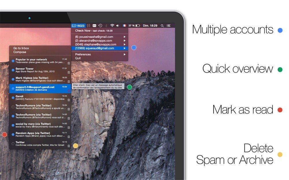Mia for Gmail 2.4.5 for Mac 破解版 桌面Gmail电子邮件客户端