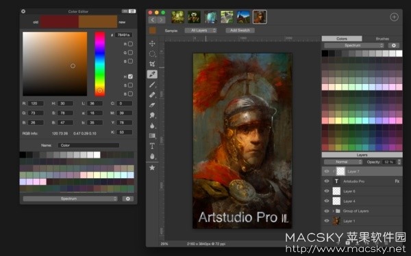 Artstudio Pro 2.3.25 for Mac 强大绘图和照片编辑工具