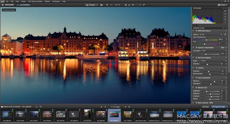 DxO PhotoLab 5 v5.5.73 for Mac 破解版 高级照片后期处理软件
