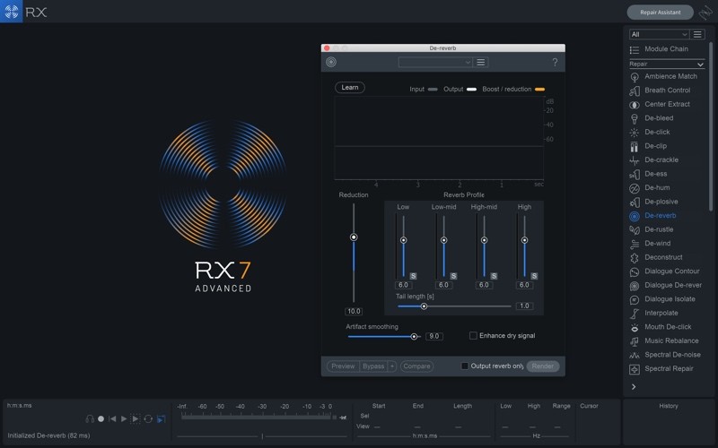 iZotope RX 8 Audio Editor Advanced v8.1.0 for Mac 破解版 音频降噪处理套装工具