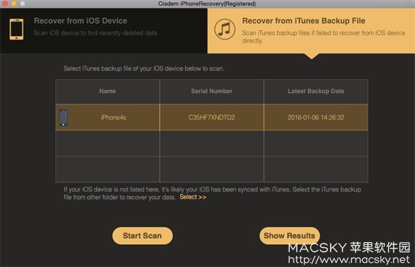 Cisdem iPhone Recovery 3.7.0 for Mac iOS设备数据恢复软件