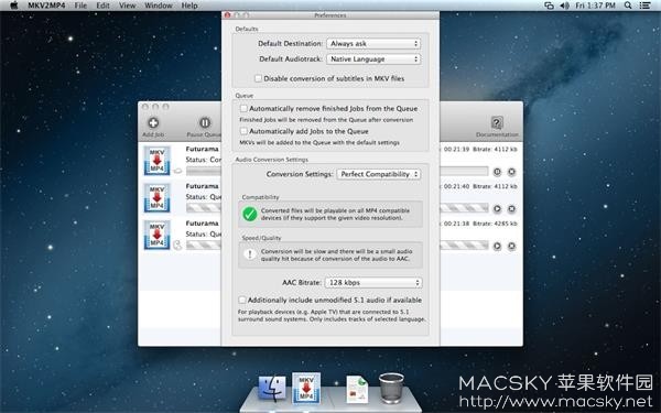 MKV2MP4 1.4.15 (1812) for Mac 破解版 MKV视频文件转MP4工具