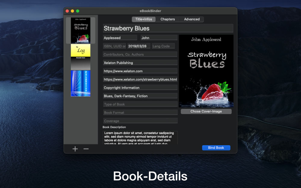 eBookBinder 1.12.0 for Mac 电子书编译器