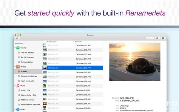Incredible Bee Renamer 6.1.1 for Mac 文件批量重命名工具