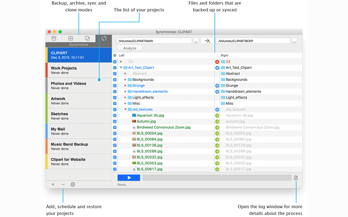 BeLight Get Backup Pro 3.7 Mac数据备份文件夹同步软件
