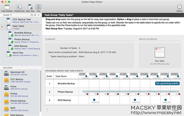 Carbon Copy Cloner 6.1.1 for Mac 系统备份克隆迁移工具