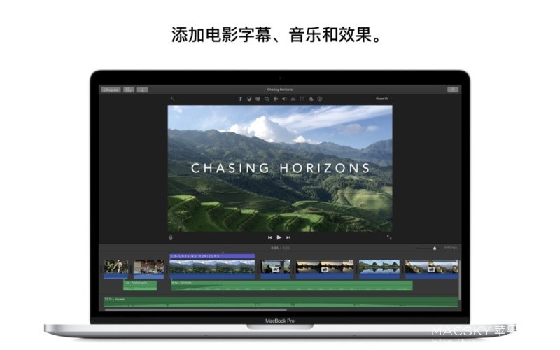 iMovie 10.1.10 for Mac 中文版 苹果视频剪辑软件