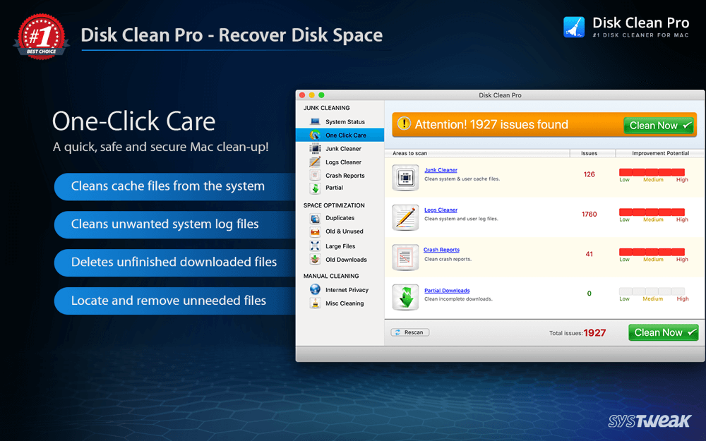 Disk Clean Pro 5.1.0 for Mac 系统优化维护磁盘清理工具