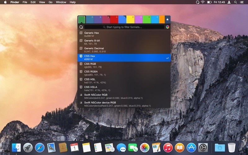 ColorSnapper 2 v1.6.4 for Mac 适合开发设计人员的取色工具