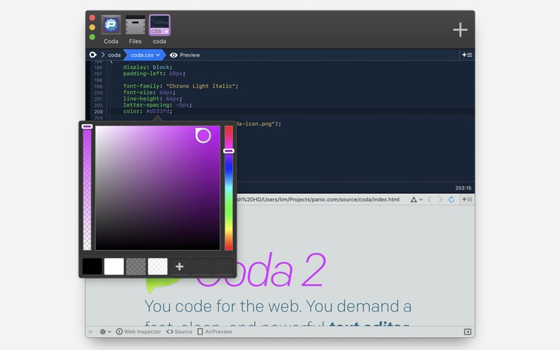 Coda 2 v2.7.7 for Mac 破解版 优秀网页代码文本编辑器工具