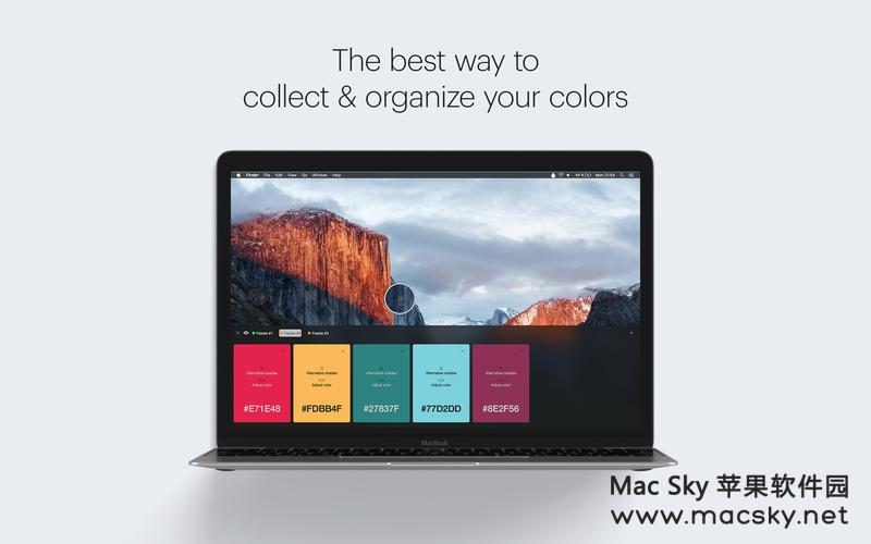 设计师常用颜色拾取软件 Pikka - Color Picker 1.3.3 Mac OS X