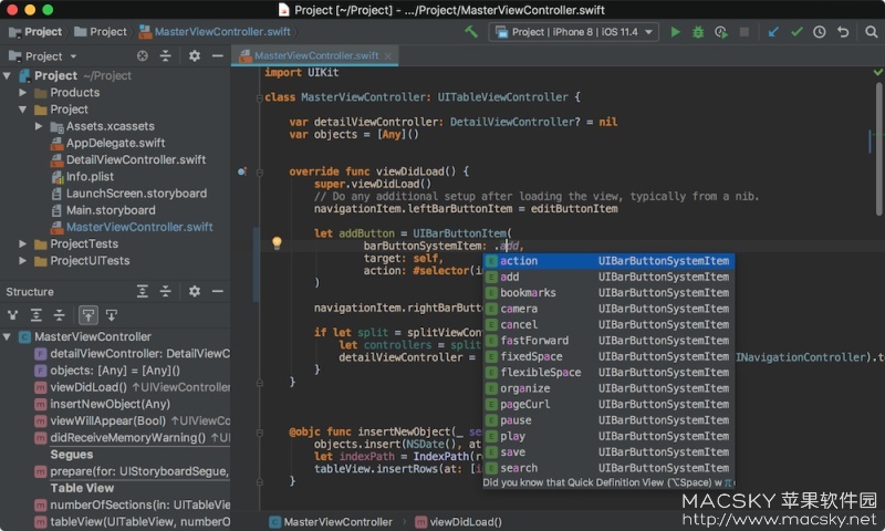 JetBrains AppCode 2019.2 Mac 破解版 iOS代码编写集成开发工具