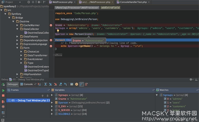 JetBrains PhpStorm 2017.3.6 Mac PHP集成开发编辑器工具