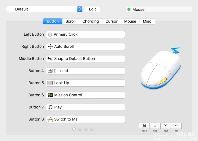 SteerMouse 5.3.7 for Mac 万能鼠标设置增强工具