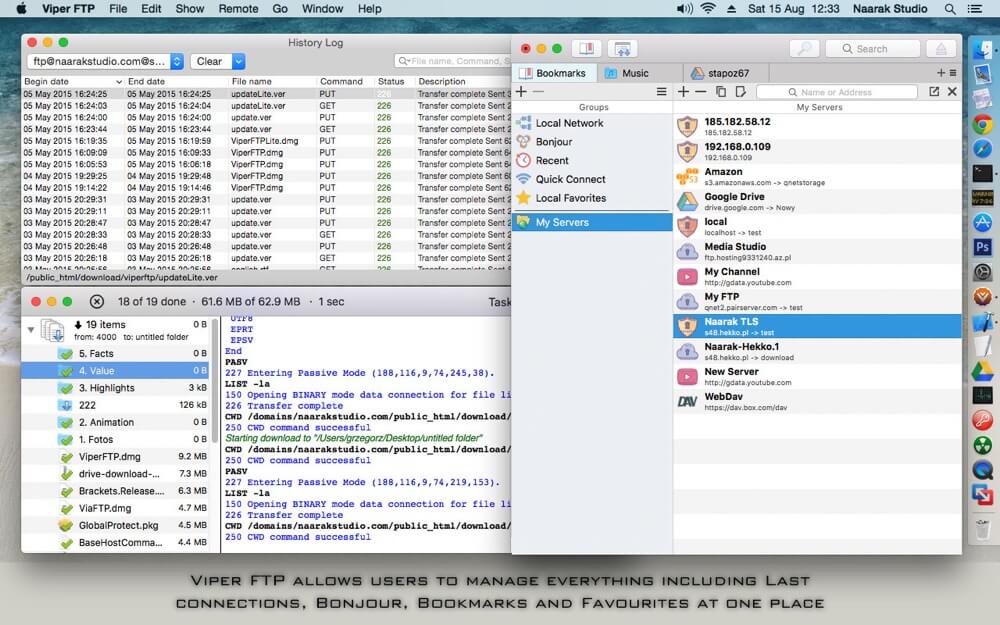 Viper FTP 6.2.5 for Mac 破解版 FTP客户端文件传输软件