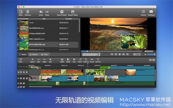 苹果视频编辑大师专业版 Video Editor MovieMator Pro 2.2.2