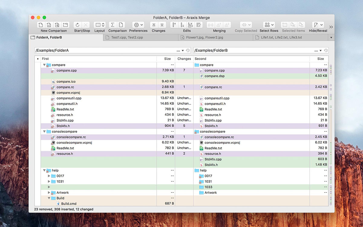 Araxis Merge 2022.5809 for Mac 文件比较合并及同步工具