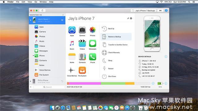 苹果系统专业手机助手 iMazing 2.3.3 中文版 Mac OS X