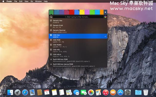 设计师开发人员专用取色器 ColorSnapper 2 v1.3.2 Mac OS X