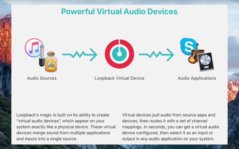 Loopback 2.2.12 for Mac 破解版 虚拟音频设备创建工具