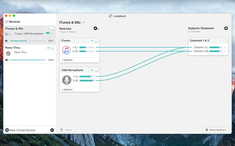 Loopback 2.2.12 for Mac 破解版 虚拟音频设备创建工具