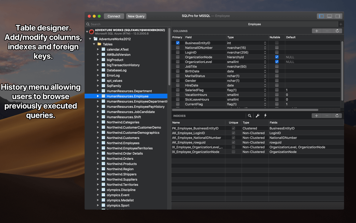 SQLPro for MSSQL 2022.70 for Mac 破解版 MSSQL数据库客户端