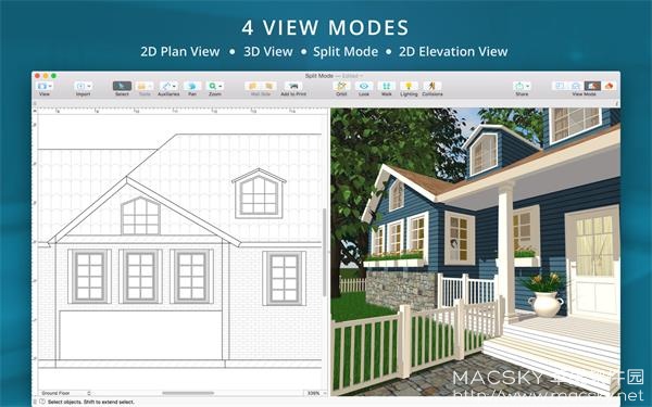 Live Home 3D Pro 3.8.2 for Mac 中文破解版 3D室内家居设计软件