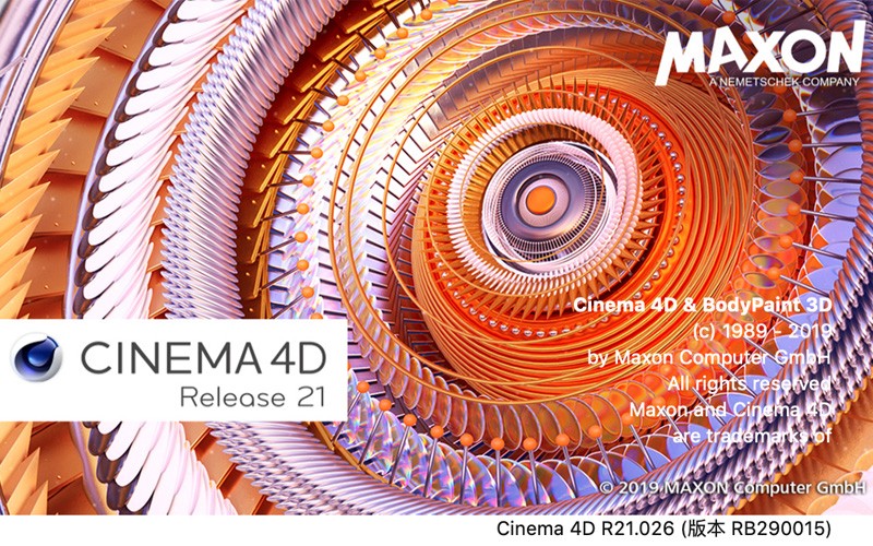 Maxon Cinema 4D Studio R21.207 Mac 中文破解激活版 C4D 三维制作软件
