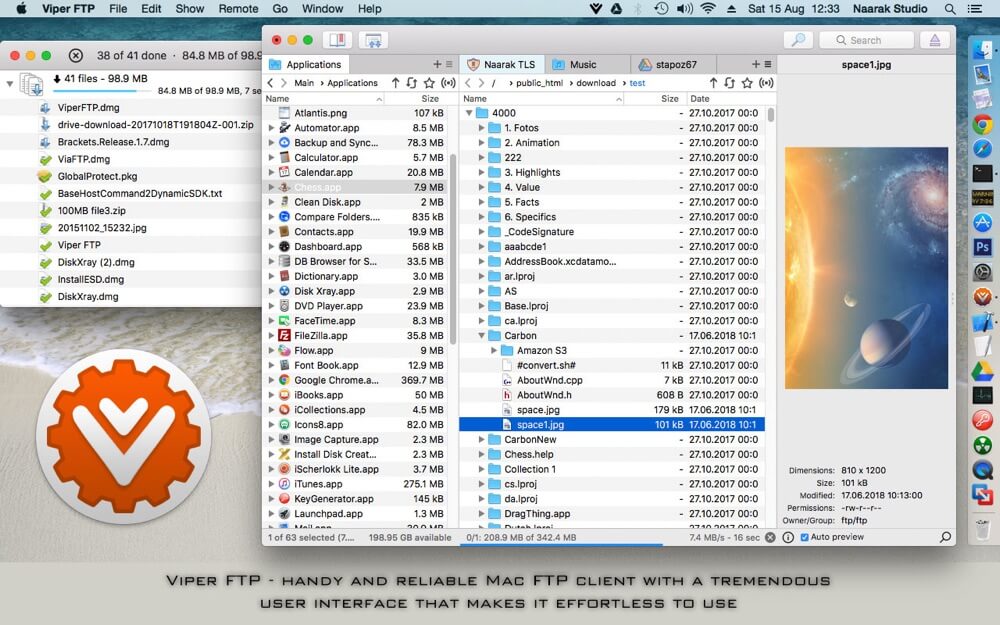 Viper FTP 5.8.1 for Mac 破解版 FTP客户端文件传输软件
