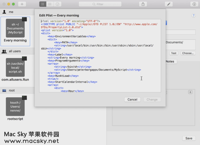 Lingon X 5.2.3 for Mac 中文版 系统服务配置编辑开发工具