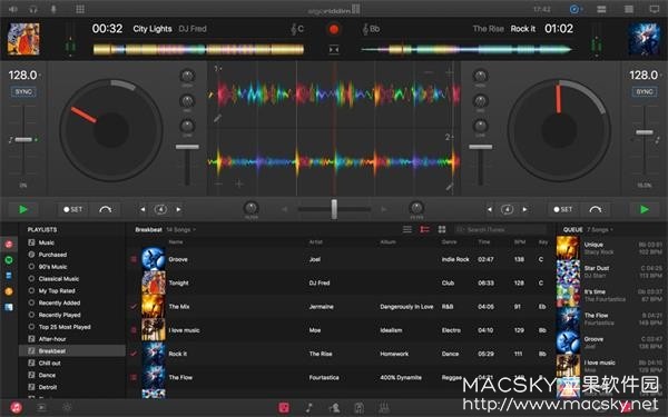 Algoriddim djay Pro v1.4.5 (Complete FX Pack) DJ媒体播放软件