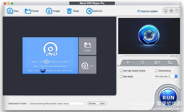 Mac DVDRipper Pro 7.0.5 DVD文件提取格式转换工具