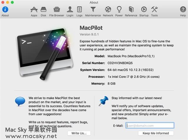 苹果系统修复检查优化工具 MacPilot 9.0.7 Mac OS X