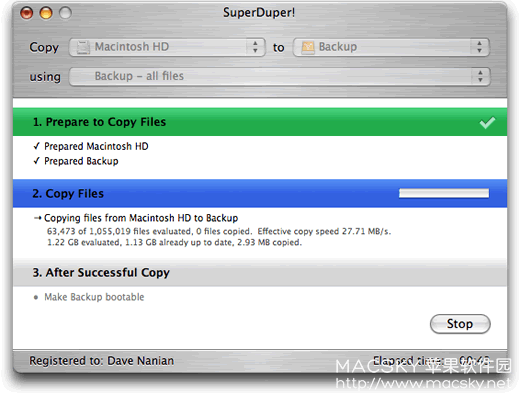 SuperDuper! 3.1.1 for Mac数据恢复备份工具