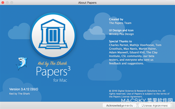 Papers 3.4.12 Build 550 for Mac 文献管理写作软件