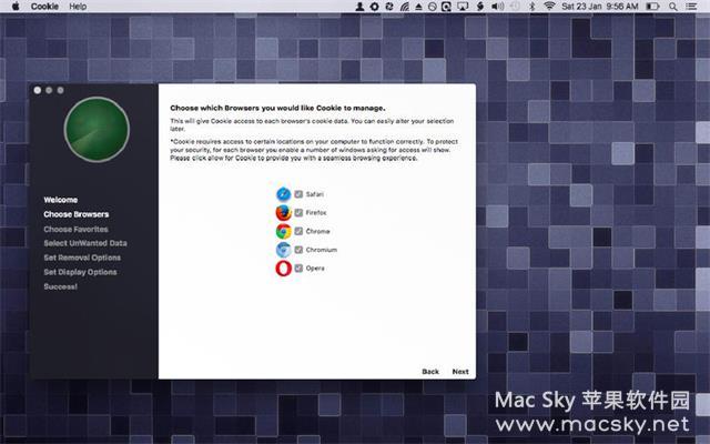 Cookie 5.6.3 for Mac 浏览器缓存清理隐私保护工具